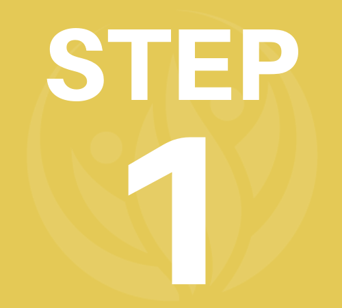 STEP 1 in Yellow Box