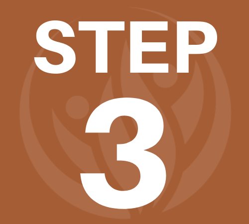 Step 3 Over Rust Colored Box
