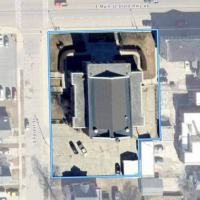 Arial photo of City Hall