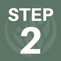 Step 2 over green box
