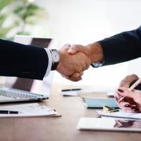 Businessmen Shaking Hands