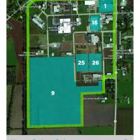 Waupun Arial view of industrial park