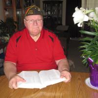 PHOTO BY HANK SNYDER Merle Schouten, Chaplin at Waupun VFW Post 6709, has been named  that posts Veteran of the Year, and will b