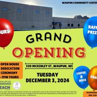 Community Center Grand Opening