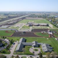 Areal photo of Waupun fields and developments