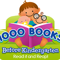 1000 Books before Kindergarten Logo