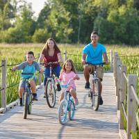 Family on Boardwalk