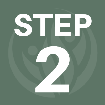 Step 2 over green box
