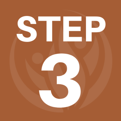 Step 3 Over Rust Colored Box