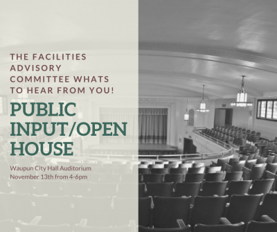 Facilities Advisory Committee Public Input & Open House