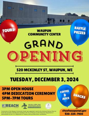 Community Center Grand Opening Celebration