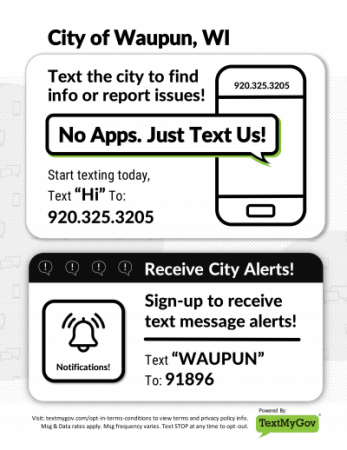 Text My Gov Information Flyer