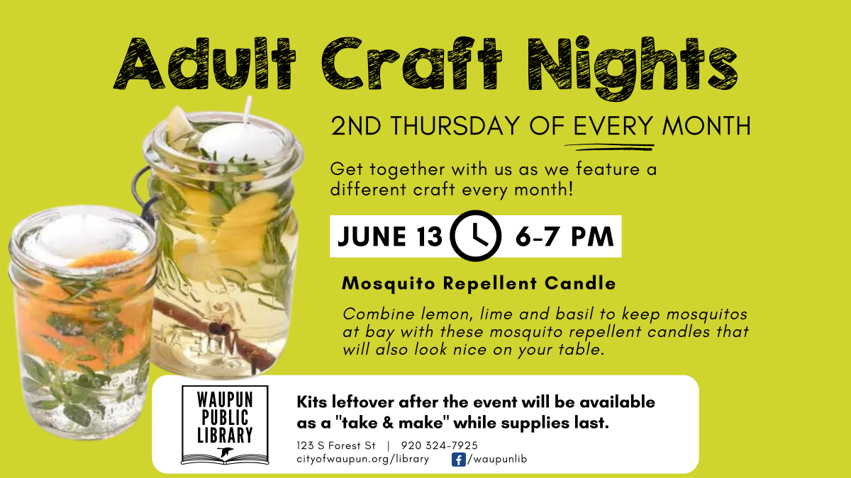 Mosquito Repellent Candle