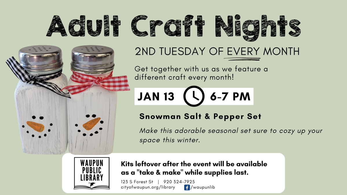 Snowman Salt Shakers