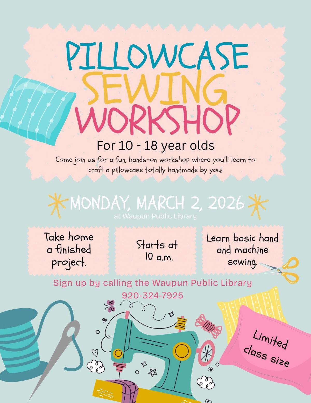 Pillowcase Workshop