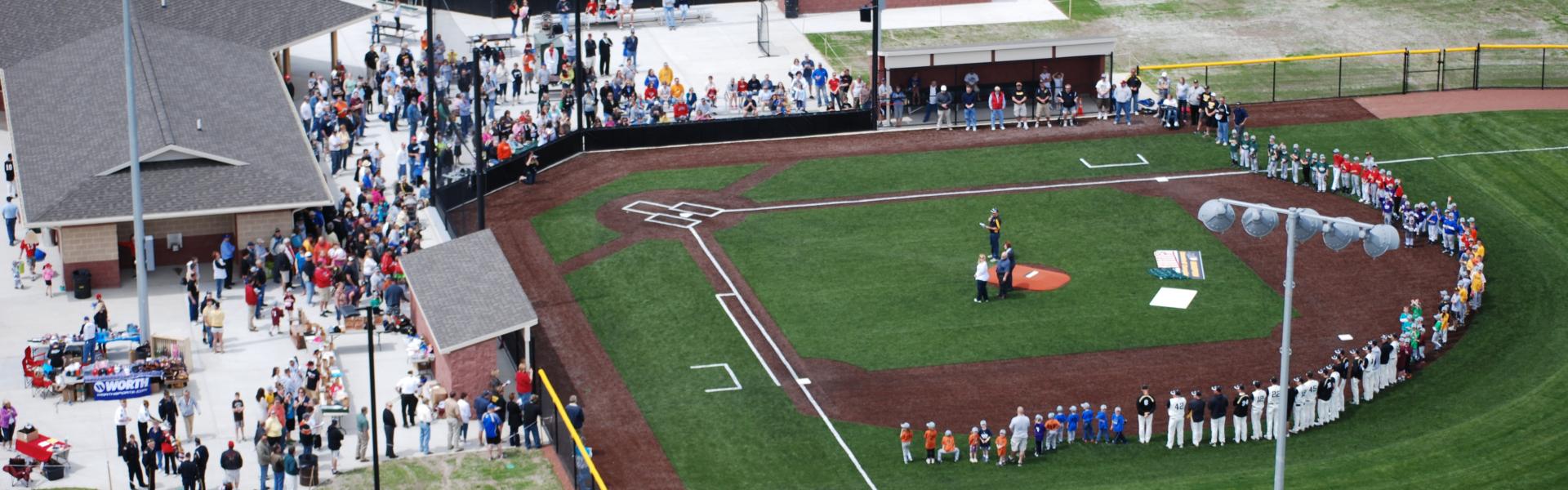 Home Page Banner Baseball Field